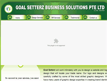 Tablet Screenshot of goalsetterz.com